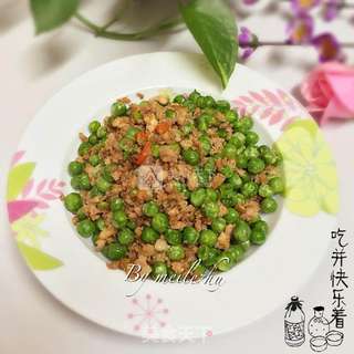 豌豆炒肉末的做法步骤:10