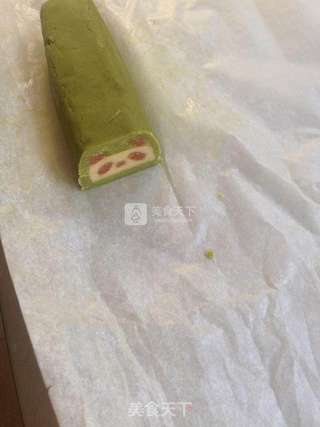 熊猫抹茶可可饼干的做法步骤:21
