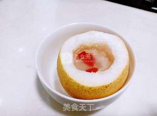 川贝炖雪梨的做法步骤:5