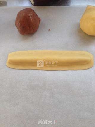 熊猫抹茶可可饼干的做法步骤:15