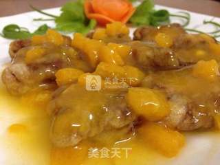 橙香酸甜排骨的做法步骤:15