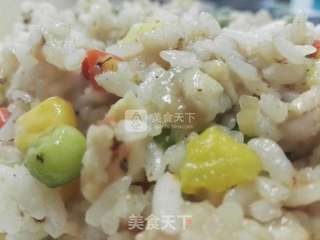 花花炒饭——有菠萝的炒饭哦的做法步骤:10
