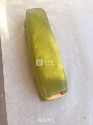 熊猫抹茶可可饼干的做法步骤:19