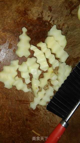 土豆生闷兔肉的做法步骤:2