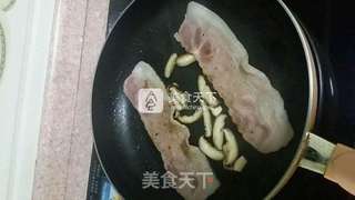 培根烤冷面片的做法步骤：1