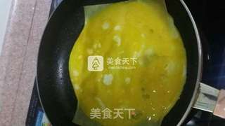 培根烤冷面片的做法步骤:3