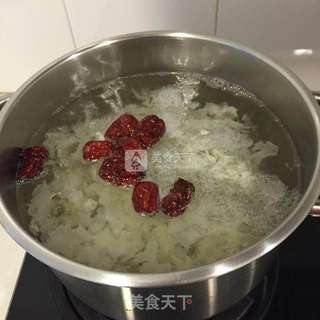 木瓜银耳糖水的做法步骤:6