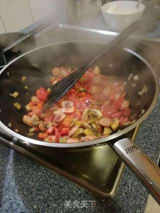 老干妈炒饭的做法步骤:6