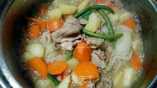 日式料理之肉じゃが(土豆炖肉)的做法步骤:6