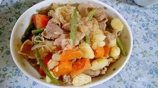 日式料理之肉じゃが(土豆炖肉)的做法步骤:7