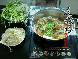 黄鸭叫鱼籽火锅的做法步骤:9