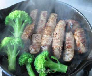 香煎牛排面包片的做法步骤:13