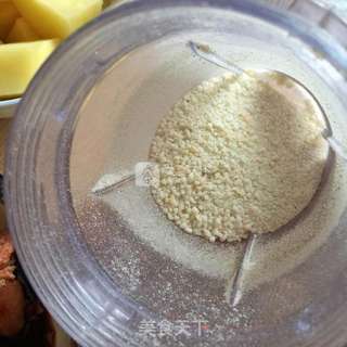 土豆粉蒸排骨的做法步骤:4