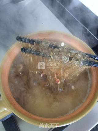 虾米瑶柱番薯粉条的做法步骤:6
