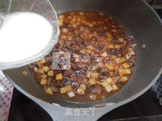 黑椒牛肉盖浇饭的做法步骤:11