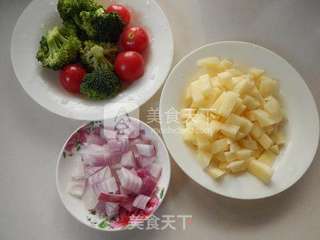 黑椒牛肉盖浇饭的做法步骤:4