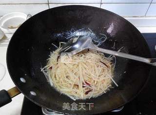 酸辣土豆丝的做法步骤:9