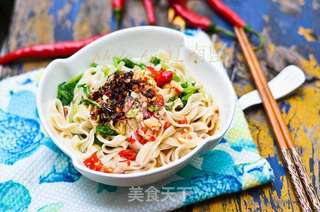 油泼面的做法步骤:7
