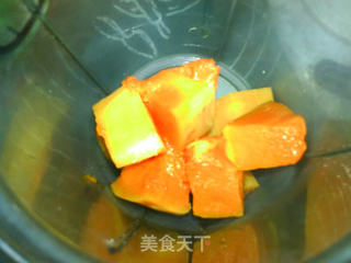 肉桂南瓜奶饮的做法步骤:5