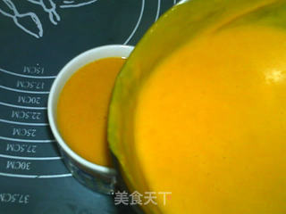 肉桂南瓜奶饮的做法步骤:10