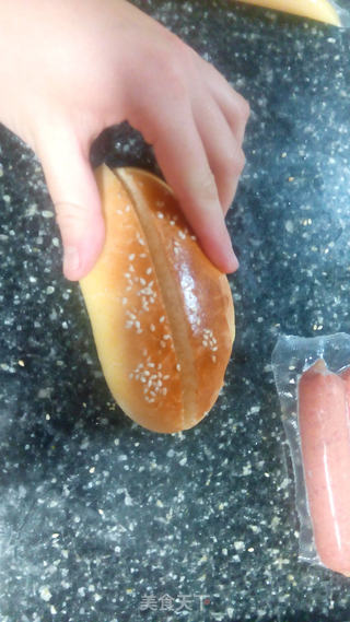 美式热狗面包的做法步骤:10