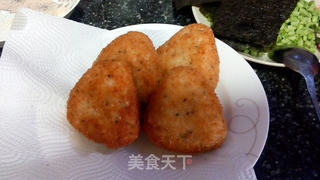 日式炸饭团的做法步骤:7