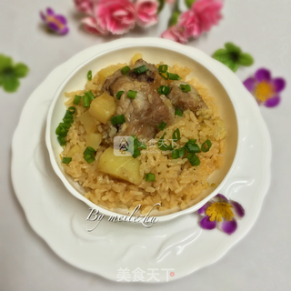 排骨土豆焖饭的做法步骤:12