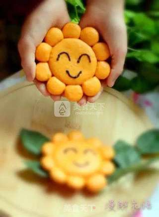 太阳花馒头的做法步骤:8