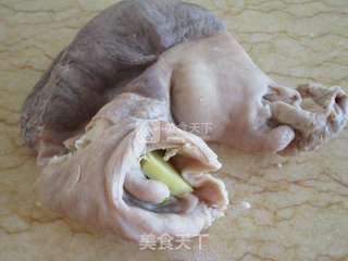 猪肚竹笋炖鸡的做法步骤:6