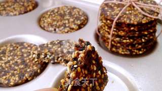零厨艺版的红糖芝麻香薄饼的做法步骤:11