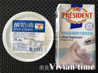 酸奶油水果色拉酱的做法步骤:2