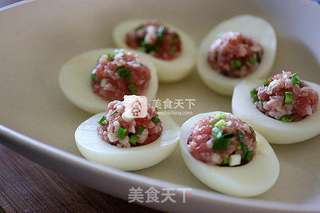 宝宝最爱的 鸡蛋酿肉丸的做法步骤:4