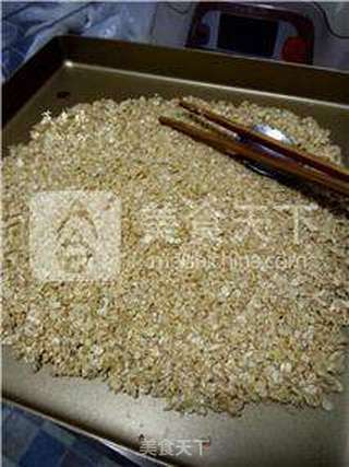 【自制能量条】燕麦脆的做法步骤:5