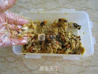 蟹粉小笼包的做法步骤:4