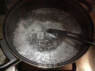 蓝莓椰浆西米露by:普蓝高科蓝莓美食特约撰稿人的做法步骤:4
