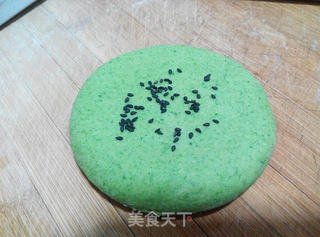 小朋友最爱——翡翠豆沙饼的做法步骤：10