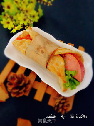 美味手抓饼的做法步骤:25