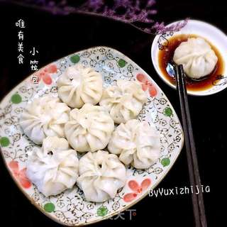 饺子皮的美丽变身—小笼包的做法步骤:12