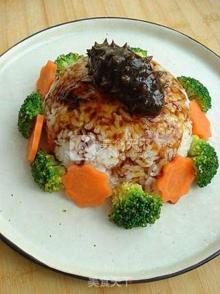 鲍汁海参捞饭的做法步骤:10
