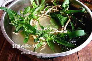 野菜鸡汤火锅的做法步骤:4