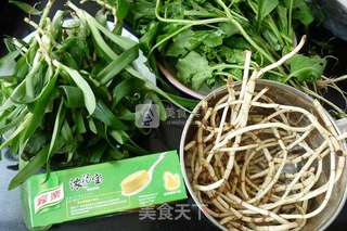 野菜鸡汤火锅的做法步骤：1