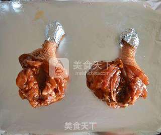 叉烧酱烤鸡腿的做法步骤:6