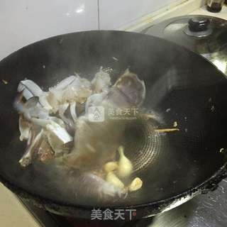 家常蟹炒年糕的做法步骤:6