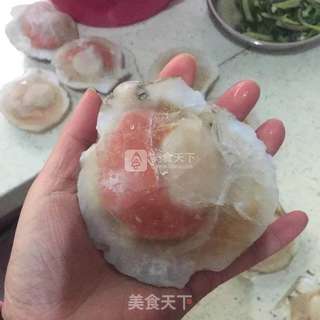 蒜蓉蒸扇贝的做法步骤:2