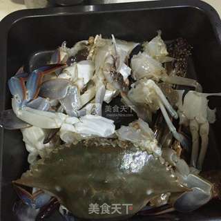 家常蟹炒年糕的做法步骤:3
