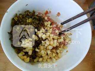 雪菜肉末包的做法步骤:5