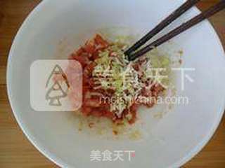 雪菜肉末包的做法步骤：4