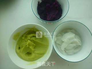 紫薯山药豌豆泥的做法步骤：8