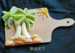 摆盘之椰风海韵的做法步骤：7