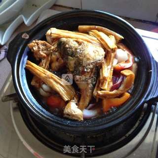 腐竹鱼头煲的做法步骤:13